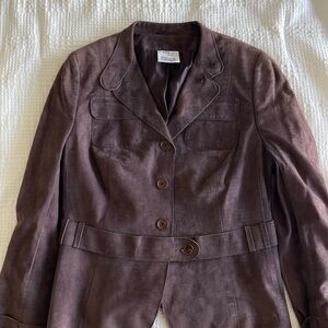 Akris Punto Vintage Suede Blazer